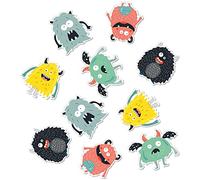 Folat Confettis de table XL Monster Bash-45 pièces, 68324, Multicolore