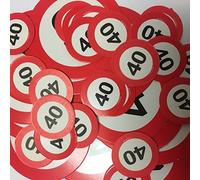 Folat - Confettis XL Panneau de Signalisation 40