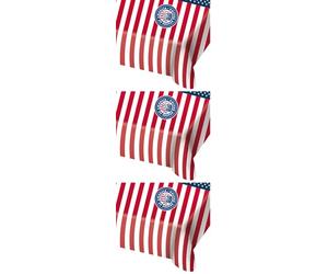 Folat Creative USA Parti Housse pour Table 130 x 180 cm (Lot de 3)