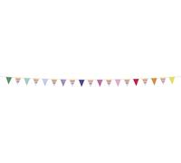 Folat Décoration d'anniversaire colorée-Guirlande Fanions-Stripetastic-10 m-Articles de fête pour enfants et adultes, 27783, Multicolore