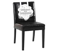 Folat Décorations de chaise de sainte communion, 09327, blanc