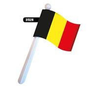 Folat- Drapeau à cliquet Belgique, 31528, Multicolore