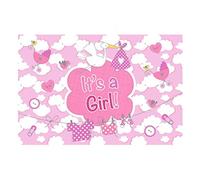 Folat - Drapeau de fenêtre de fille de naissance C'est une fille - 60x90 cm