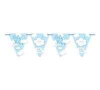 Folat - Fanions Bleu Garçon Babyshower - 6 mètres