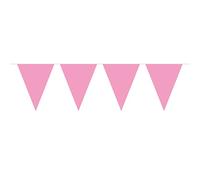 Folat Fanions Rose Unis Bébé - 10 Mètres