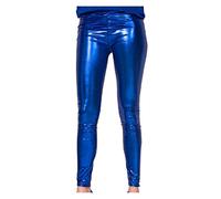 Folat Femme Métallique - L-xl Legging M tallique Bleu L XL, Bleu, L-XL EU