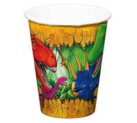 Folat tasses de fête dino's junior 250 ml carton 6 pièces Multicolor