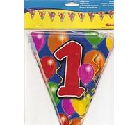 Folat - Guirlande Ballons 1 an - 10 mètres
