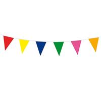 Drapeaux Bruant Décorations De Fête 10 Couleurs Assorties Par Folat multicolore, multicolore G