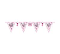 Folat ligne de drapeau C'est une fille ! 6 m rose Roze