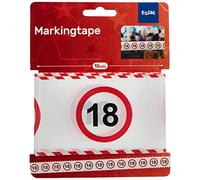 Folat Guirlande de fête Motif Ruban de Chantier orné de Panneaux de signalisation 15 m