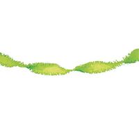 Folat - Guirlande de papier crépon vert clair - 24 m