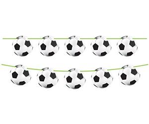 Folat - Guirlande "Fan de foot", Ø 22 cm et Longueur 10 Mètres