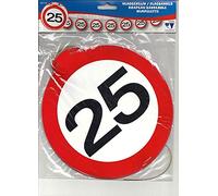 Folat - Guirlande Panneau de Signalisation 25 Ans - 12 mètres