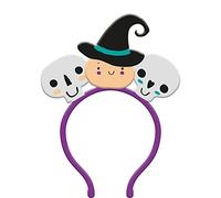 Folat, Hexe 67989 Tiare Sorcière-Happy Halloween, taille unique, fête à thème, déguisement, accessoire, Multicolore