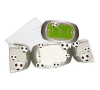 Folat invitations football junior carton 17 cm 8 pièces Multicolor G