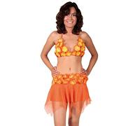 Folat Jupe Bikini Tropical Hawaï Orange, 07703