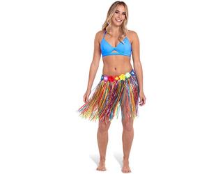 Folat - Jupe hawaïenne couleurs variées - 45cm