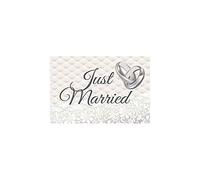 Folat Just Married de Voiture Drapeaux (Lot de 2, Taille Unique)