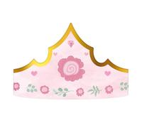 Folat- Kronen-Pretty Princess-6 Stück, 27497, Rose