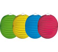 Folat - Lampion en Boule Uni Couleurs - 22cm