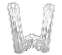 Folat - Lettre Ballon Argent Lettre W - 86 cm