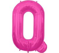Folat - Lettre - Ballon en plastique "Q" - Film SG30175 (taille unique) (Magenta)