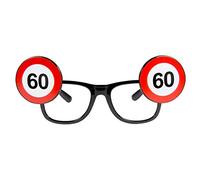 Folat Lunettes de signalisation 60e anniversaire, Mixte Adulte, 24960, Multicolore, Zahl 60