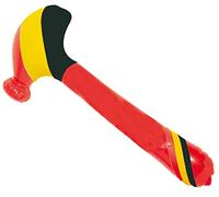 Folat- Marteau Gonflable Belgique Noir-Jaune-Rouge, 31625, Multicolore