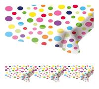 Folat Nappe Pointillés Happy Bday - 130x180cm (Lot de 4)