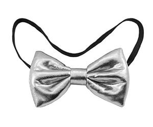 Folat - Noeud Papillon Argent Métallisé, Zilverkleurig