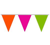 Folat Parti Décorations Assorties Couleur Ignifuge fanions Drapeaux - 10 m