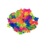 Folat Party Confetti Fleurs néon Hawaii, 09192, Multicolore