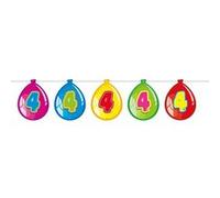 Folat pendule 4 ans Ballons 10 mètres carton Multicolor G