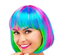 Folat - Perruque arc-en-ciel - taille Unique, Regenbogen