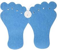 Folat Pieds de Guirlande en Papier Bleu pour bébé garçon - 6 m - Jolies Nuances de Pieds de bébé - Décoration de Chambre ou fête prénatale