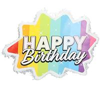Folat - Pinata Star Rainbow Bday - 38x28cm, Arc-en-ciel