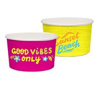 Folat- Plateaux à Bonbons Summer 200ml-5 pièces, 65843, Multicolore