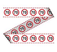 Folat Rubalise Panneau de limitation de Vitesse 70 Ans 15 m