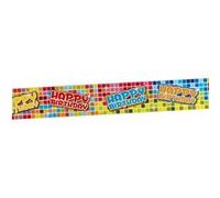 Folat ruban Joyeux anniversaire 7 mètres Multicolor G