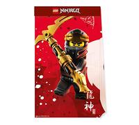 Folat - Sacs de fête en papier compostable Lego Ninjago - 4 pièces