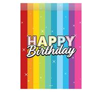 Folat - Sacs de fête Rainbow Bday - 8 pièces