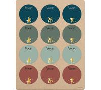 Folat Sankt Nikolaus 65699 Name Sticker Gift 'Welkom Sint & Piet' (NL) Saint Nic