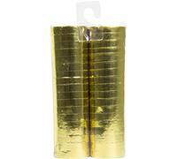 Folat - Serpentins Métallique Doré 4m - 2 pièces