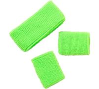 Folat - Sweatbands Neon Green - 3 pièces