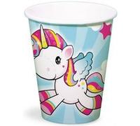 Folat tasses de fête 250ml licorne 8 pièces Multicolor G