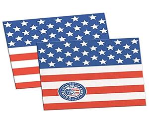 Folat- USA Flag Napkins Guirlande, 29652, Multicolore Taille Unique