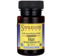Folate 5-Methyltetrahydrofolic Acid 800 Mcg 30 Capsules