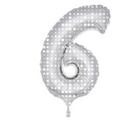 Folate 631402 - Ballon de fleuret numéro 6 - blanc/d'argent - environ 86 cm