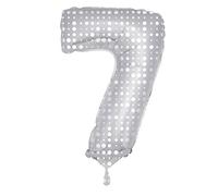 Folate 631402 - Ballon de fleuret numéro 7 - blanc/d'argent - environ 86 cm